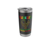 Sankofa Bird Learn from The Past Heed Bird Follow Heart Stainless Steel Insulated Tumbler