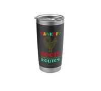 Sankofa Bird Learn from The Past Roots Before Routes Stainless Steel Insulated Tumbler