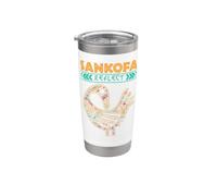 Sankofa Reflect On Akan Symbol African Heritage Wisdom Stainless Steel Insulated Tumbler