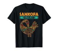 Sankofa Reflect On Akan Symbol African Heritage Wisdom T-Shirt
