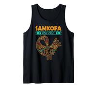 Sankofa Reflect On Akan Symbol African Heritage Wisdom Tank Top