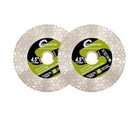 SANLEETEK Diamond Cutting Grinding Disc - 115mm 2pcs Diamond Blade Triangular Design for Ceramic Tile Porcelain Marble Artificial Stone Quartz