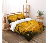 SanLiLLohKi Tranquil Dreams Bedding Set Theme Bedspread Tranquil RuralViews Duvet Cover Set Microfiber Quilt Cover Universal for All Seasons Pillowcase Double（200x200cm）