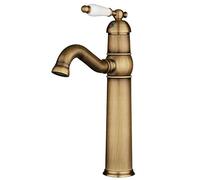 Sanlingo Nostalgia Retro Single Lever Kitchen Tap Mixer Rotating Antique Brass