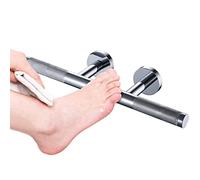 SANLIV Heavy Brass Textured Chrome Finish Shower Foot Rest for Hotel Bathrooms