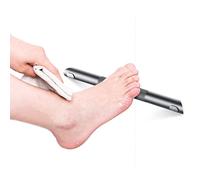 Sanliv Shower Foot Rest Bar,Corner Foot Rest for Shaving Legs,Wall Mounted Shower Foot Ledge,Antislip Knurled Brass Bar Bathroom Step,Brushed Nickel