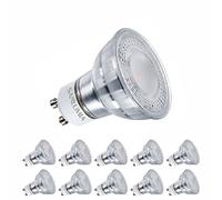sanlumia 10 X 7W Dimmable Gu10 Super Bright 560LM LED Recessed Lighting Spotlight 75W Halogen Equivalent Warm White 3000K