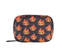 sanluoli Evil Laughing Flame Demon bags with Detachable Compartments convenient weekly pill organizer