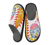 sanluoli Fantastic Plants Colorful Women Slippers Memory Foam Slippers Indoor House For Women Size 6 5