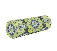 sanluoli Full Moon Memory Foam Cylinder Decorative Pillows Bed (prop1) Round Pillow Insert Indoor Decorative - Boho Green Bloom