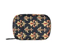 sanluoli Geometric Art medication bags with Detachable Compartments attachable organizer zipper case