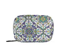 sanluoli Geometric Art travel bag with Detachable Compartments convenient organizer zipper case
