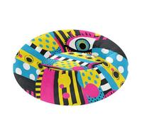sanluoli Graffiti Pop Art Eyes Pet Cat Bed Anxiety Relief Calming Bed for Small Size Pets Supplies M