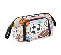sanluoli Large Pencil Case Large Capacity Big Pencil Cases Multifunctional Pencil Pen Case Cosmetic for Teen Boys Elementary Oil Painting Feeling Cute Cat