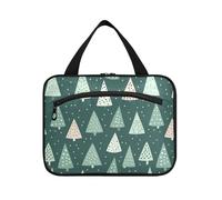 sanluoli lovely Green Christmas Tree hanging travel makeup organizer with hook, designer necessities kit bag for travelers gym maletín para maquillaje, Lovely green Christmas tree