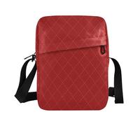 sanluoli messenger bag for women crossbody over the shoulder bags for men Everyday Purses Adjustable Strap for work work -Red Checkered Pattern