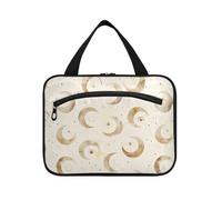sanluoli Moons Starry Boho Retro hanging make up bags for women with hook, designer washable makeup bag for cruise travel hotel maletín para maquillaje, moons starry boho retro