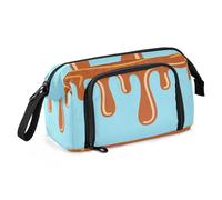 sanluoli Pencil Box Large Capacity Girls Pencil Case with Handle Pencil Case for Adults for Teen Kindergarten Oil Painting Feeling Cute Cat