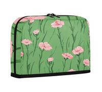 sanluoli Pencil Case Box Large Capacity Pen Pencil Case With Compartment Multi-Purpose Bag for Men Office Carnation Lace Grass Green