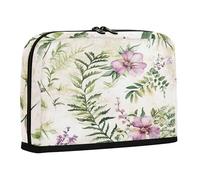 sanluoli Pencil Case Large Capacity Pen Case With Compartment Storage Organizer for Girls Middle School New Zealand Silver Fern Beauty Flowers