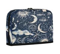 sanluoli Pencil Cases Large Capacity Upright Storage Bag Zip Stationery Pencil Case for Teen Kindergarten Astrology