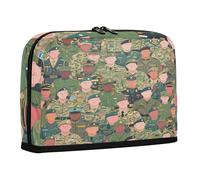 sanluoli Pencil Holder Case Large Capacity Cosmetic Bag Large Stationery Pen Bag for Girls Kindergarten Colorful Cartoon Soldier Army