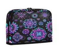 sanluoli Pencil Holder Case Large Capacity Makeup Pouches Zippered Stationery Pen Bag for Teen High School Supplies Hearts Flowers Abstract Colorful