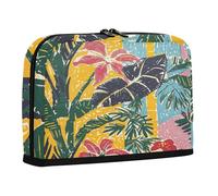 sanluoli pencil poucheses Large Capacity Makeup Multi-Slot Organizer Box for Teens Elementary Tropical Aesthetics Of The Summer Atmosphere
