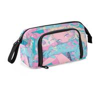 sanluoli Pencil poucheses Large Capacity Preppy School Supplies with Slot Pencil Bags with Zipper for Girls School Must Haves Oil Painting Feeling Cute Cat