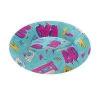 sanluoli Radio Pop Art Pet Cat Bed Warm & Soft Kitten Beds for Extra Small Size Pets Sleeping M