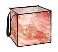 sanluoli Rose Gold Gorgeous Style storage bin for cubby foldable extra large foldable storage cubes baskets 13x13x13 In