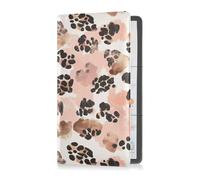 sanluoli Rose Gold Leopard Print Leather Car Registration and Insurance Card Holder Auto Truck Comparment Accessories Case for Driver Auto Owners Trailer Motorcycle Boat