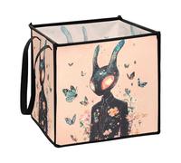 sanluoli Science Fiction Aliens Peach baskets for organizing for baby Decor fabric cube storage baskets bins 13x13x13 In