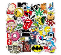 Sanmatic 100pcs Trendy Stickers for Suitcase Skateboard Laptop Computer Water Bottles Car Teens Boys Girls Decal