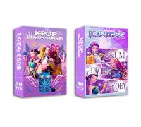 Sanmatic K-Pop Demon LOMO Cards Classic Card Set for Kids Playing for Party Favors and Gift (B)