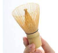 Sanmei Matcha Whisk, Natural Bamboo Tea Whisk, Matcha Stirrer, Brush, Mixer, Traditional Handcrafted Japanese Chasen for Authentic Matcha, Tea Accessories (120 Prongs)
