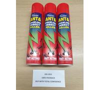 Sanmex Ant & Crawling Insect Killer Spray 300ml X3 JUST £11.75 FREE POSTAGE