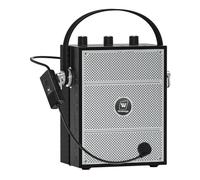 SANMIC - Bluetooth 5.3 voice amplifier with wireless microphone, personal wireless amplifier for teachers, 40W portable megaphone system loud for classrooms, speeches,