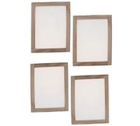 Sanmum 4 Pieces Papermaking Screen Frame Traditional Deckle Mold Wooden Paper Making Tool for Kids Adults Handmade DIY Paper Crafts (15 * 18cm/5.9 * 7.1inch)