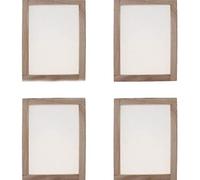 Sanmum 4 Pieces Papermaking Screen Frame Traditional Deckle Mold Wooden Paper Making Tool for Kids Adults Handmade DIY Paper Crafts (20 * 30CM/7.87 * 11.8inch)