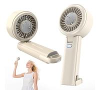 SanMuShen High speed cold compress fan，Refrigeration ice compress，Five-speed wind，Handheld/Standing/Hanging,Angle adjustable，Lightweight and portable，Built-in battery for Travel/Outdoor/Home/Office