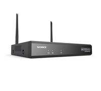 SANNCE 10 Channel Network Video Recorder 5MP for Wireless Security Camera Systems, WLAN CCTV NVR H.264+ 2-Way Audio, Works with Alexa, Dual WiFi, NO HDD