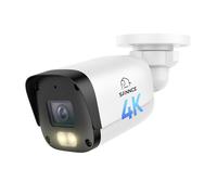 SANNCE 4K PoE Camera, 8MP PoE Camera, Outdoor Security Camera, 2 Way Audio | Built-in Microphone, IP67 Waterproof, Outdoor POE Security Camera 8MP for Cameras House Security, Works with N98PBN Only