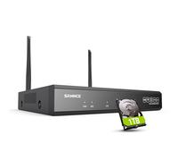 SANNCE 5MP Wireless NVR 10 Channel CCTV Security Camera System Network Video Recorder, Supports 5MP/4MP/1080P IPC Cameras 24/7 Surveillance Recording, Works with Alexa, 1TB HDD