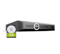 SANNCE 6MP 8CH PoE NVR with 2TB Hard Drive, 8 Channel Surveillance Network Video Recorder for 24/7 Surveillance Recording, Supports 6MP/5MP/4MP/1080P HD PoE IP Cameras