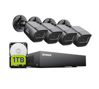 SANNCE 8 Channel 1080P Outdoor CCTV Camera System, 4pcs 1080P Weatherproof Home Security Camera, Motion Detection, Email &APP Alert, P2P, Live Viewing Kits 1TB Hard Drive (4 Cameras+DVR+1TB HDD)
