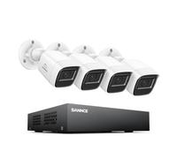 SANNCE 8 Channel 1080P Outdoor CCTV Camera System, 4pcs 1080P Weatherproof Home Security Camera, Motion Detection, Email &APP Alert, P2P, Live Viewing Kits 1TB Hard Drive (4 Cameras+DVR)