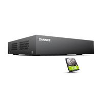 SANNCE 8-Channel 1080P Wired Home Surveillance Security Camera System DVR Recorder with 1TB Hard Disk Drive, Human Detection, Standalone DVR Video Recorder CCTV Support 5-in-1 CVBS/AHD/TVI/CVI/IP