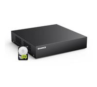 SANNCE 8 Channel 1080P Wired Home Surveillance Security Camera System DVR Recorder with 1TB Hard Disk Drive, Vehicle Detection, Standalone DVR Video Recorder CCTV Support 5-in-1 CVBS/AHD/TVI/CVI/IP