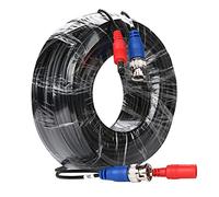 SANNCE BNC Video Power Cable for CCTV Camera DVR Security System,30M/100 Feet BNC Video Extension Cable with DC Power Connector for HD Cameras,CCTV Security Camera (Black)